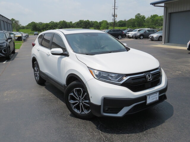 Used 2021 Honda CR-V EX-L with VIN 2HKRW1H82MH429204 for sale in Houston, TX