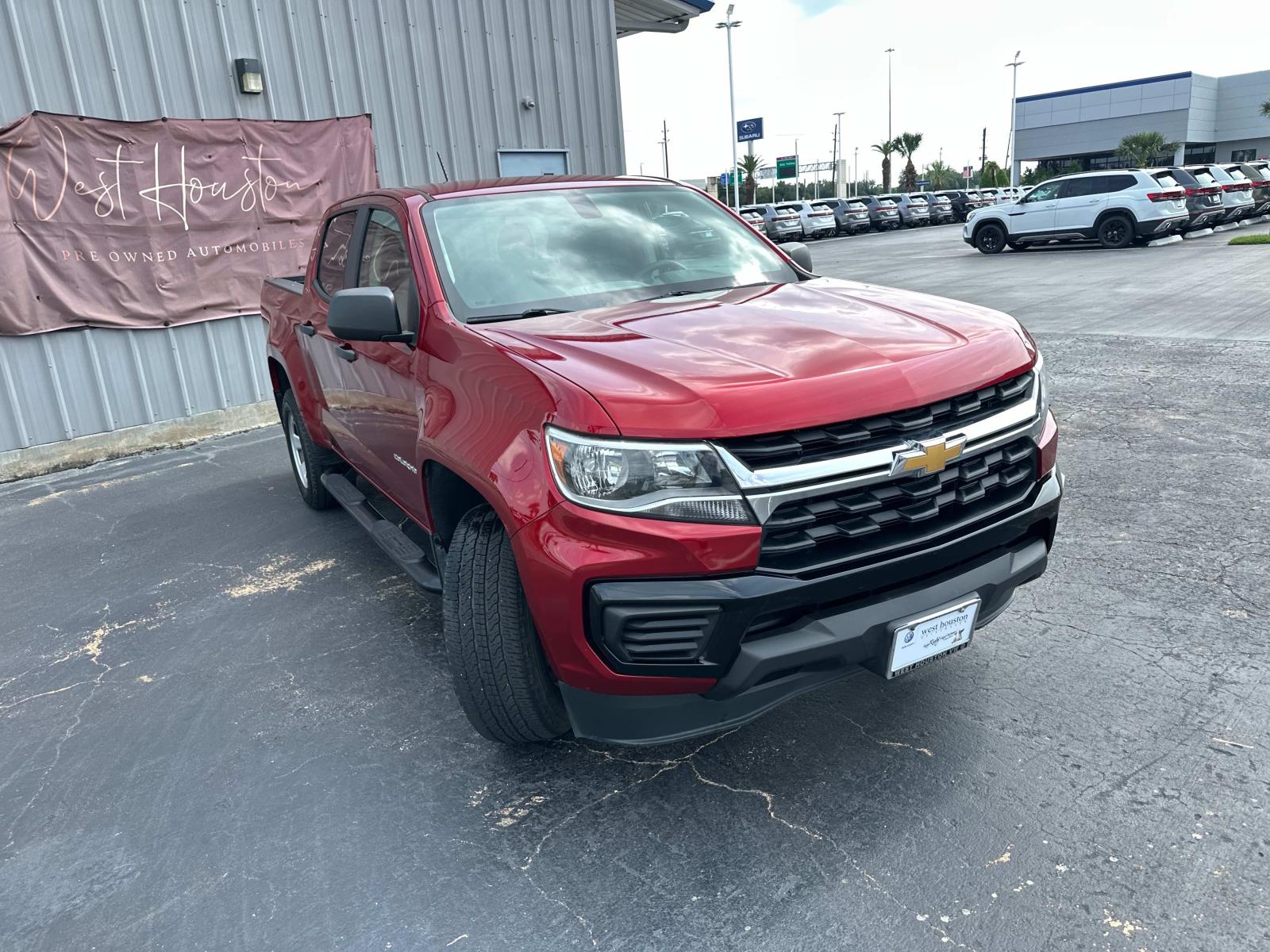 Used 2021 Chevrolet Colorado Work Truck with VIN 1GCGSBEN8M1152794 for sale in Houston, TX
