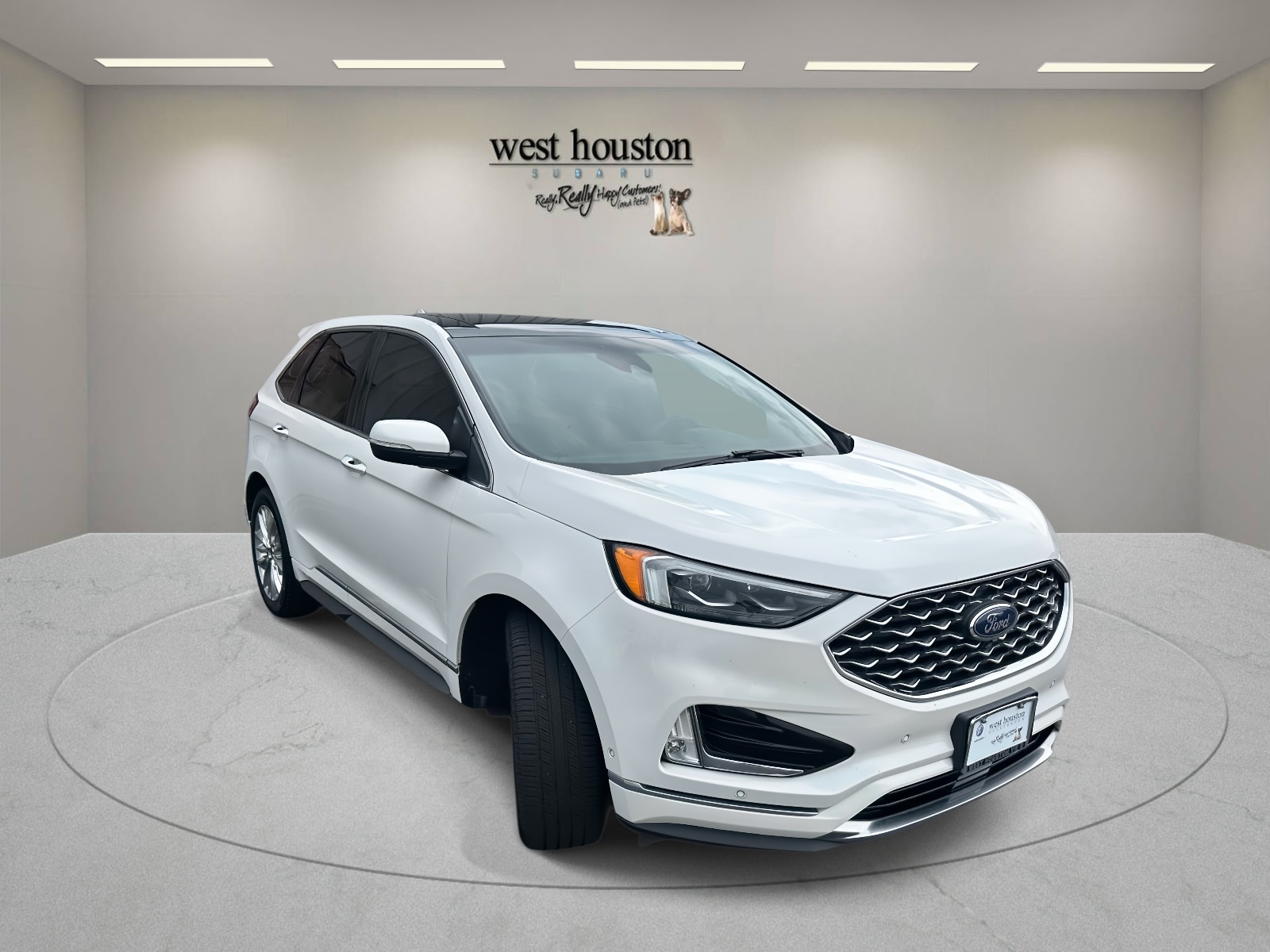 Used 2020 Ford Edge Titanium with VIN 2FMPK3K96LBA54519 for sale in Houston, TX