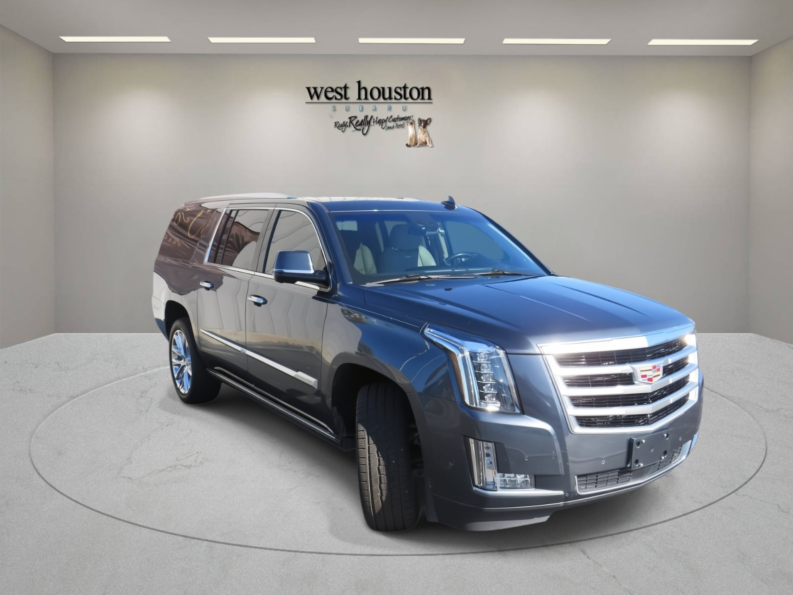 Used 2019 Cadillac Escalade ESV Premium Luxury with VIN 1GYS4JKJ1KR255466 for sale in Houston, TX
