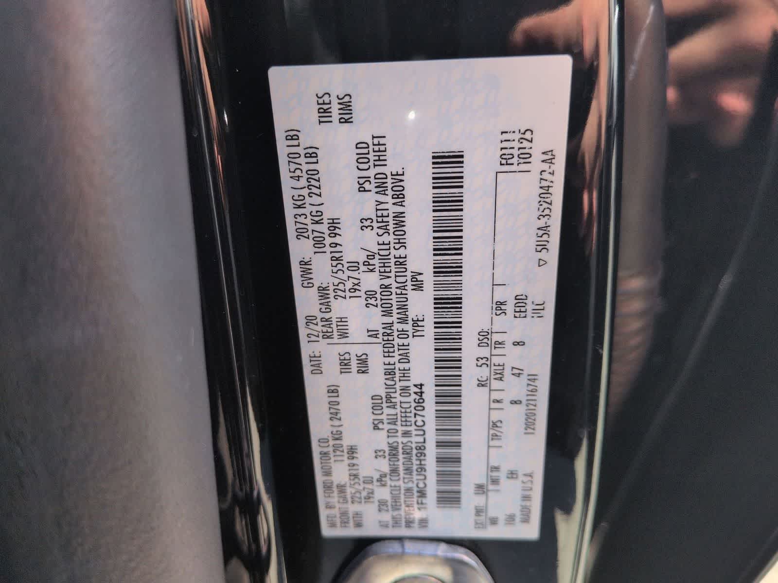 Thumbnail: 2020 Ford Escape - 34