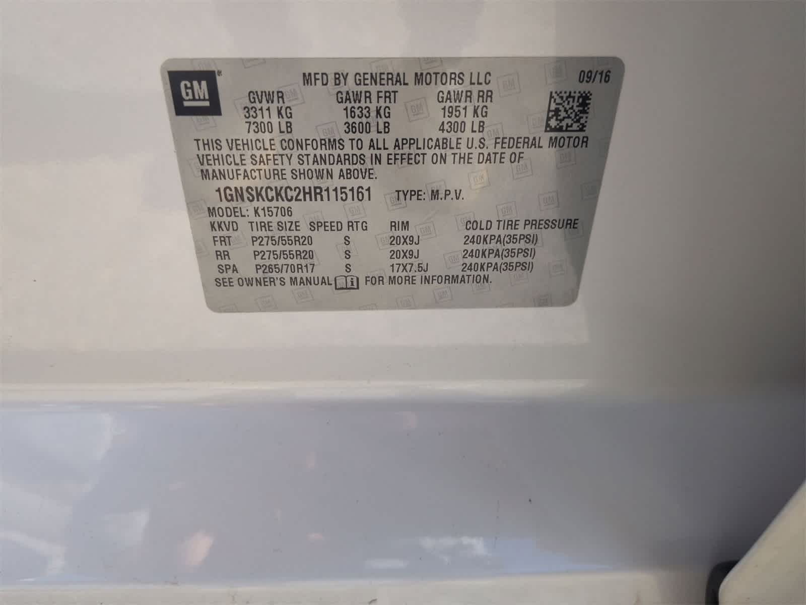 Thumbnail: 2017 Chevrolet Tahoe - 33