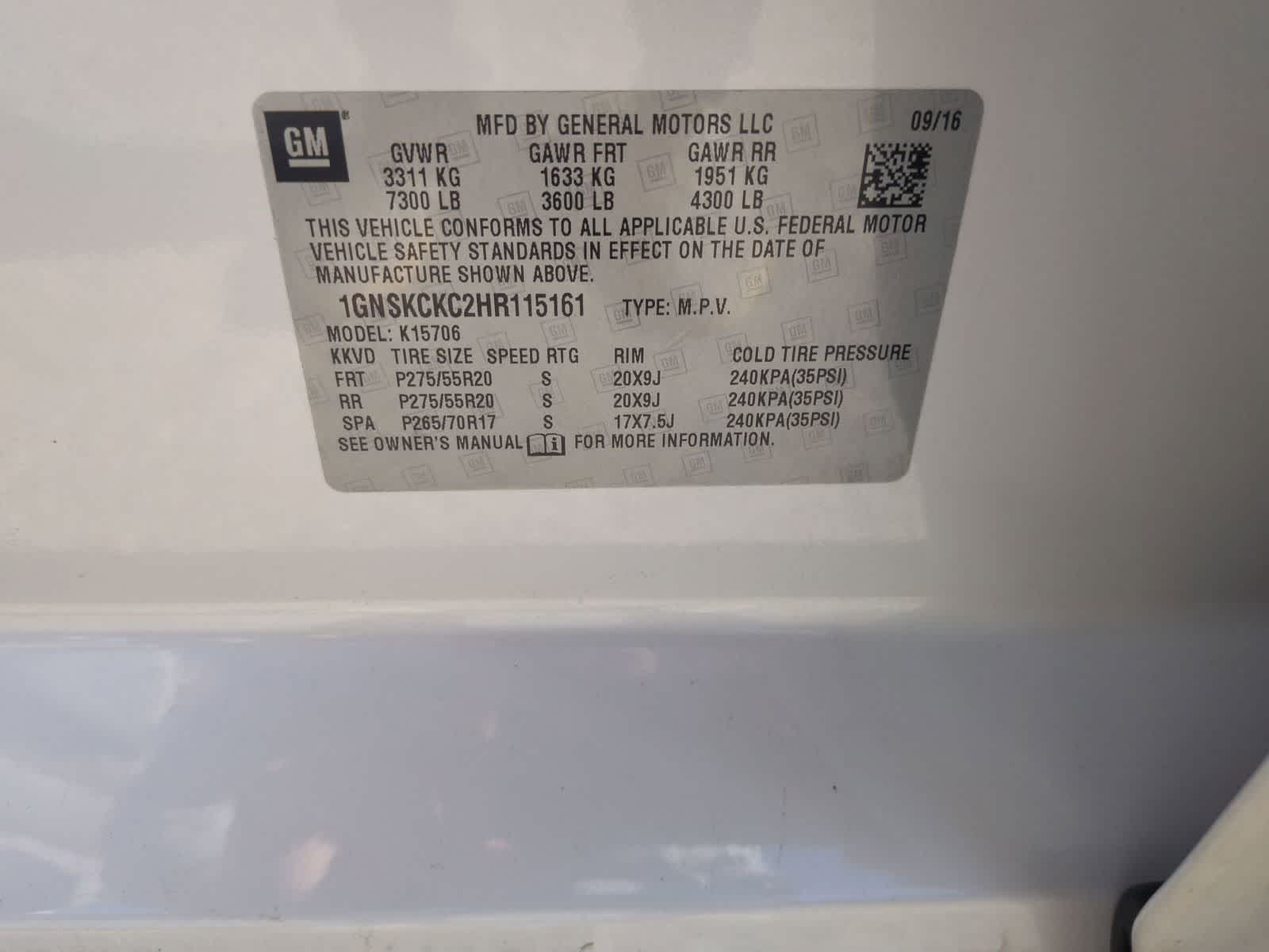 Thumbnail: 2017 Chevrolet Tahoe - 33