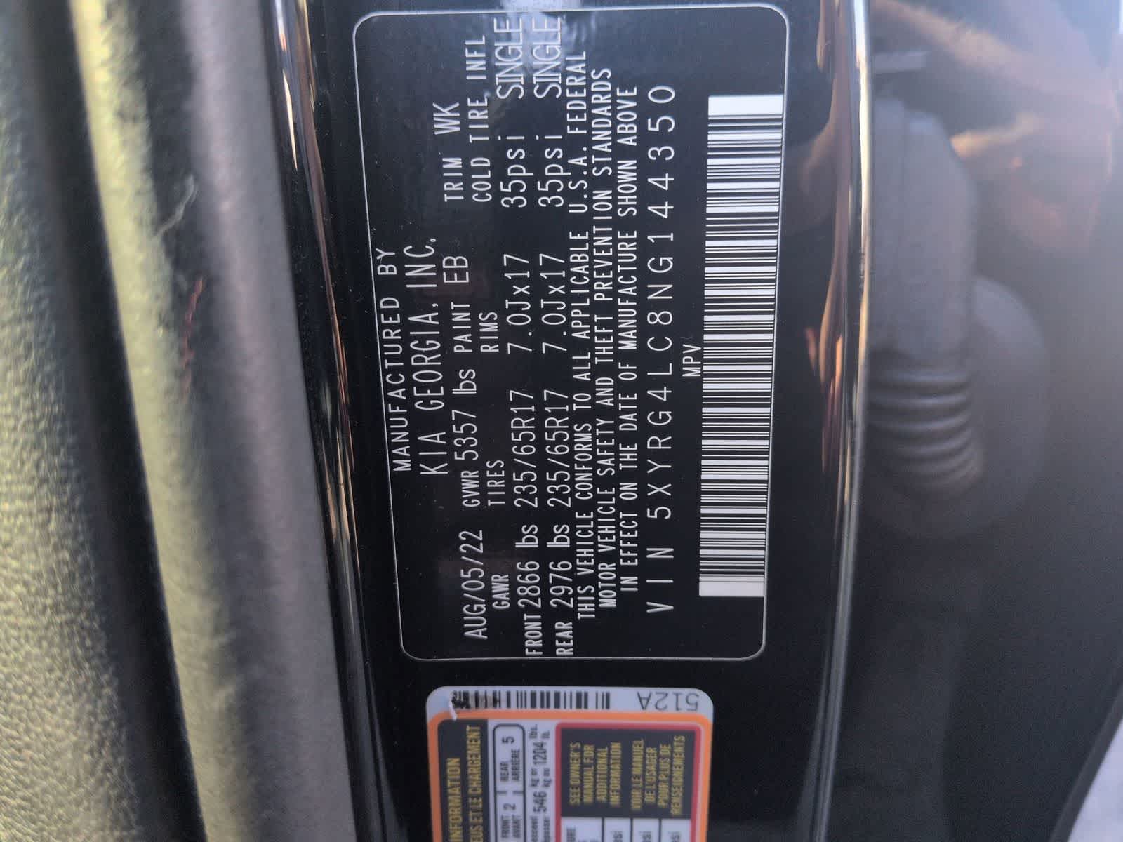 Thumbnail: 2022 Kia Sorento - 32