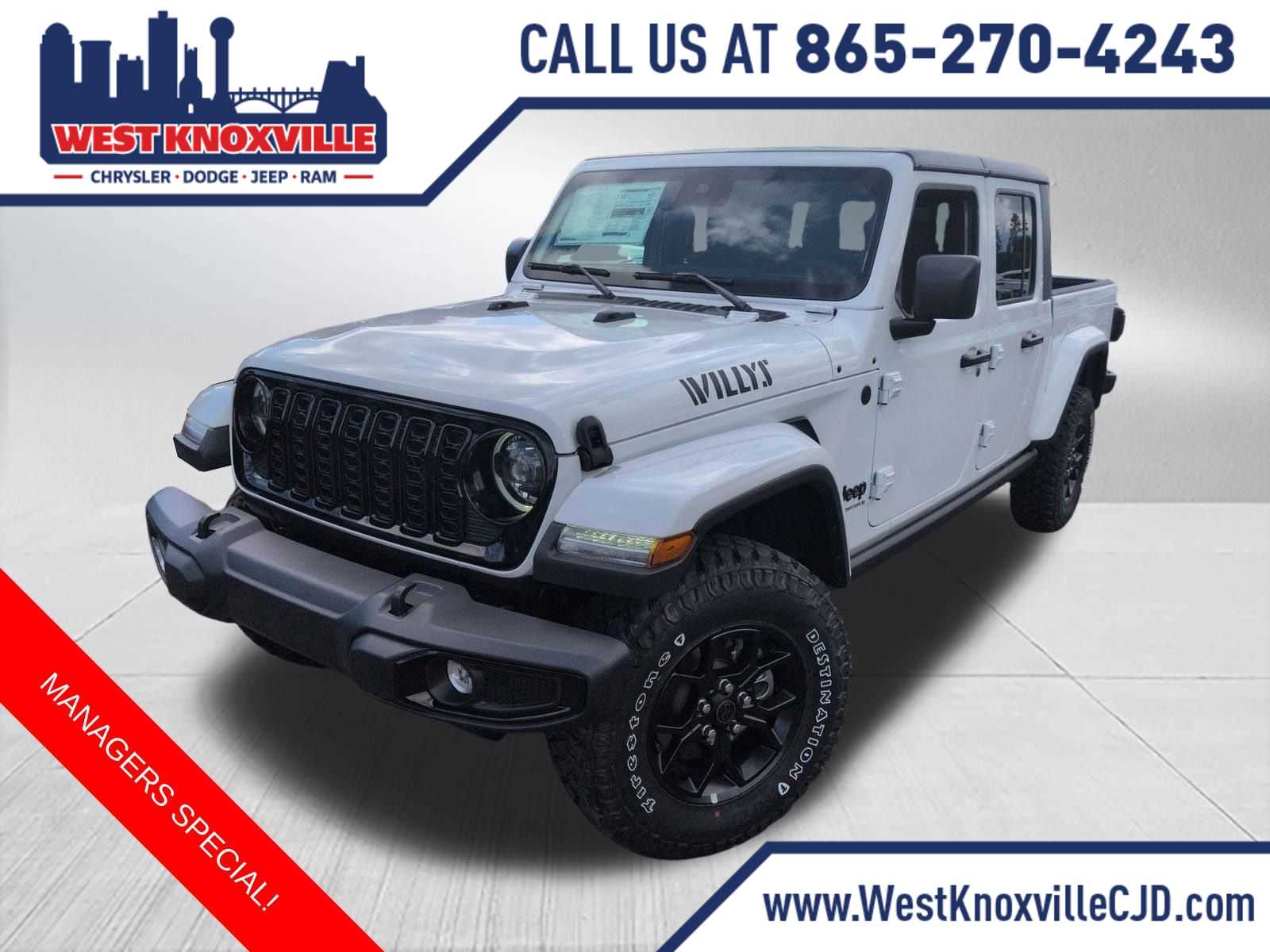 2025 Jeep Gladiator Willys -
                  Knoxville, TN