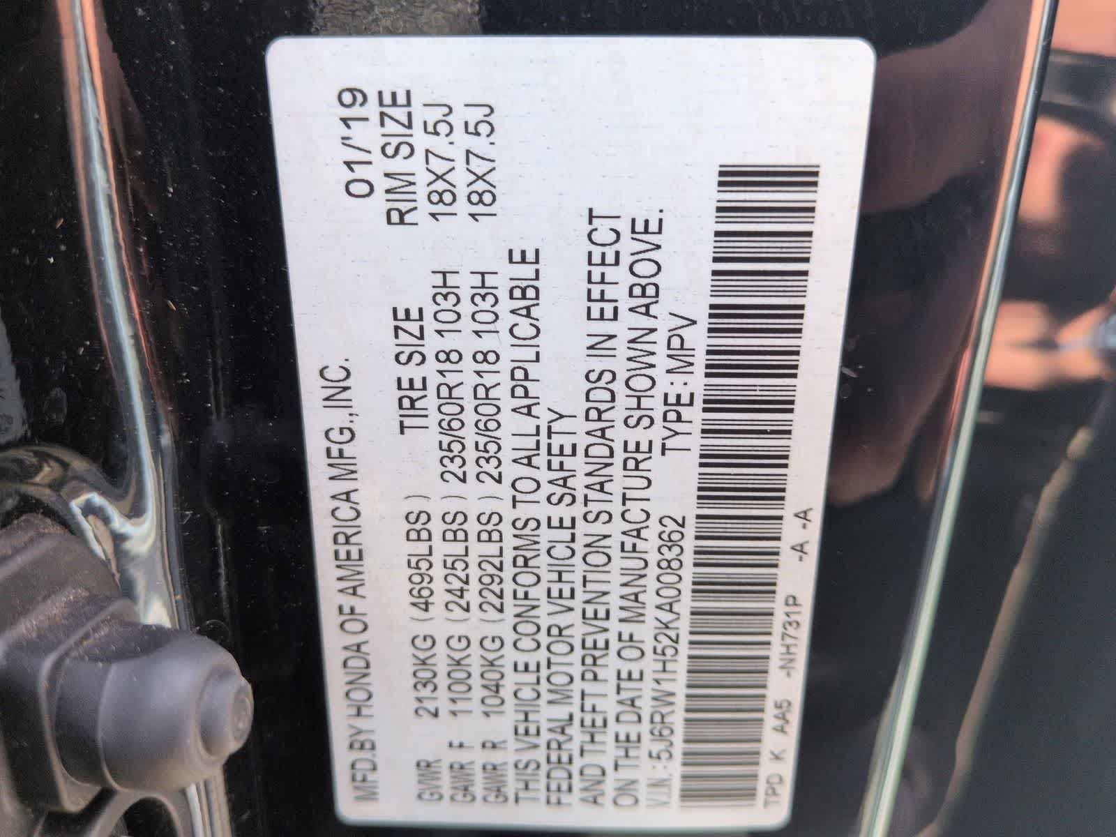 Thumbnail: 2019 Honda CR-V - 33