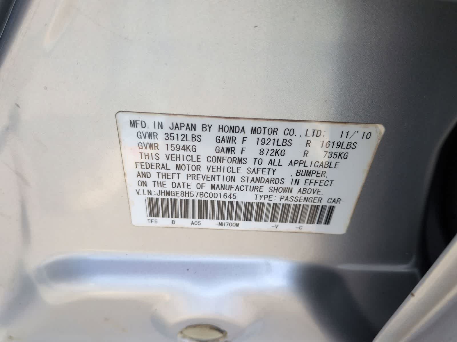 Thumbnail: 2011 Honda Fit - 28