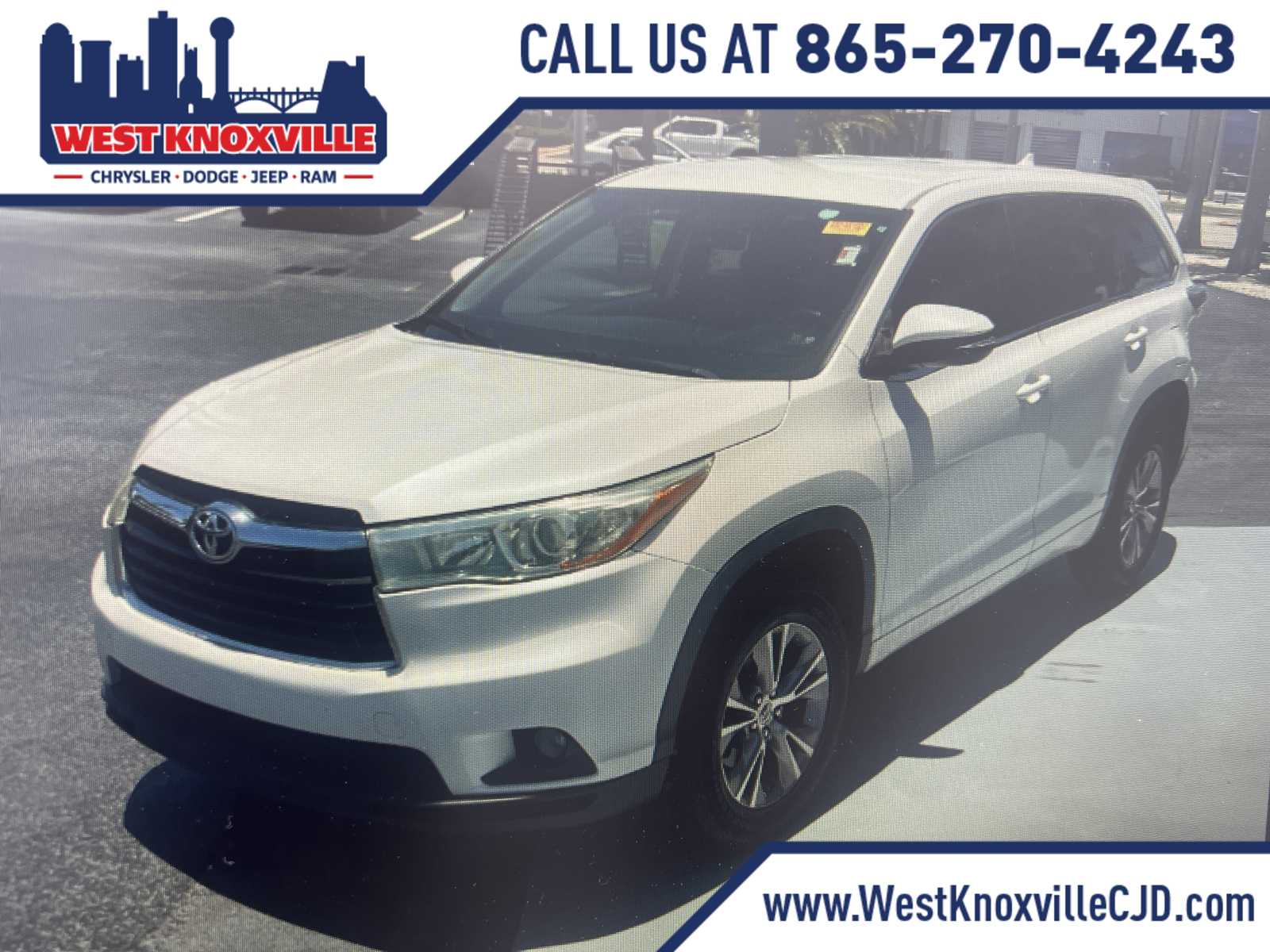 2015 Toyota Highlander Plus Hero Image