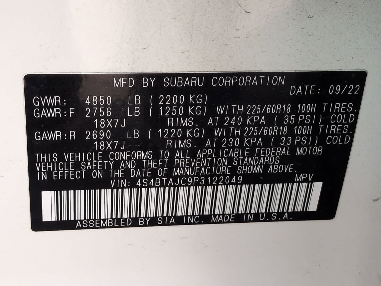 Thumbnail: 2023 Subaru Outback - 33