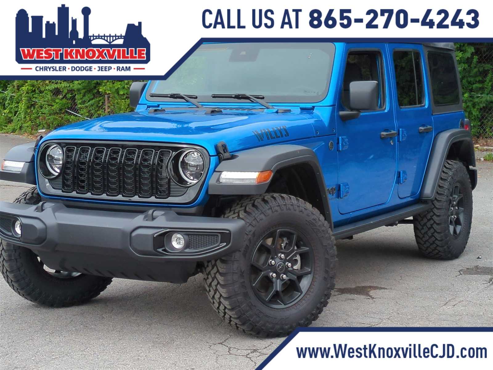 2025 Jeep Wrangler Willys Wheeler Hero Image