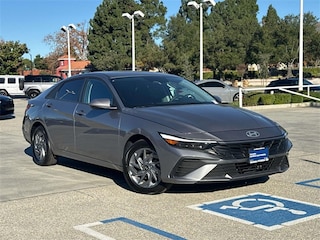 2025 Hyundai Elantra Hybrid Blue Sedan