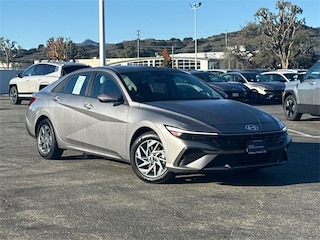 2025 Hyundai Elantra Hybrid Blue Sedan