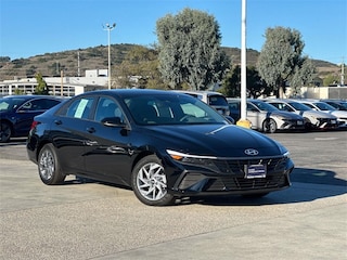 2025 Hyundai Elantra Hybrid Blue Sedan