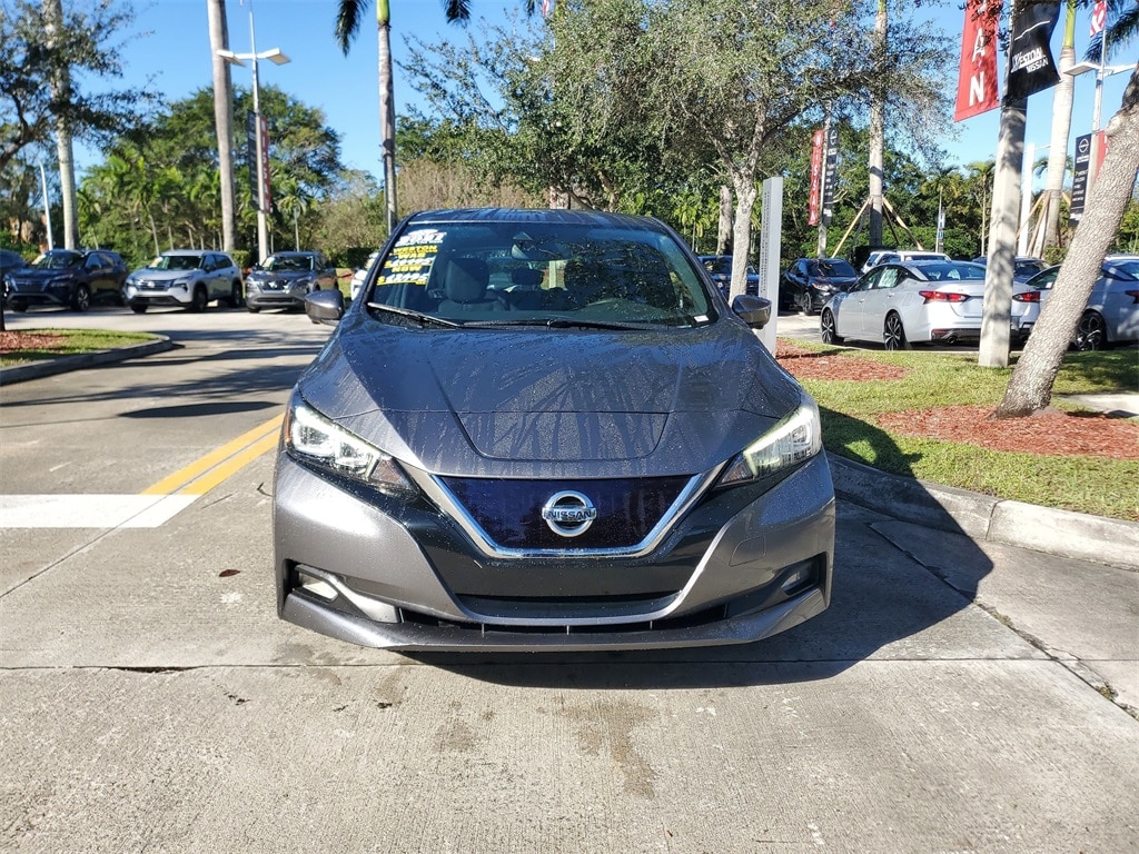 Certified 2021 Nissan Leaf SV with VIN 1N4AZ1CV4MC550819 for sale in Davie, FL