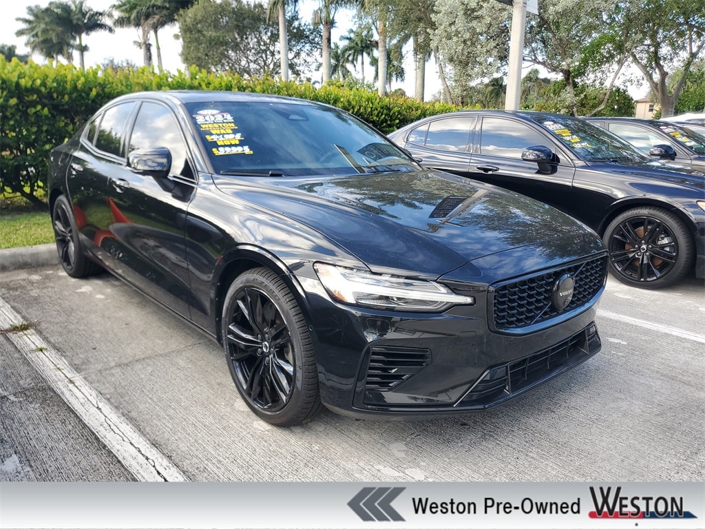 Certified 2024 Volvo S60 Recharge Plug-In Hybrid T8 Plus Black Edition Sedan