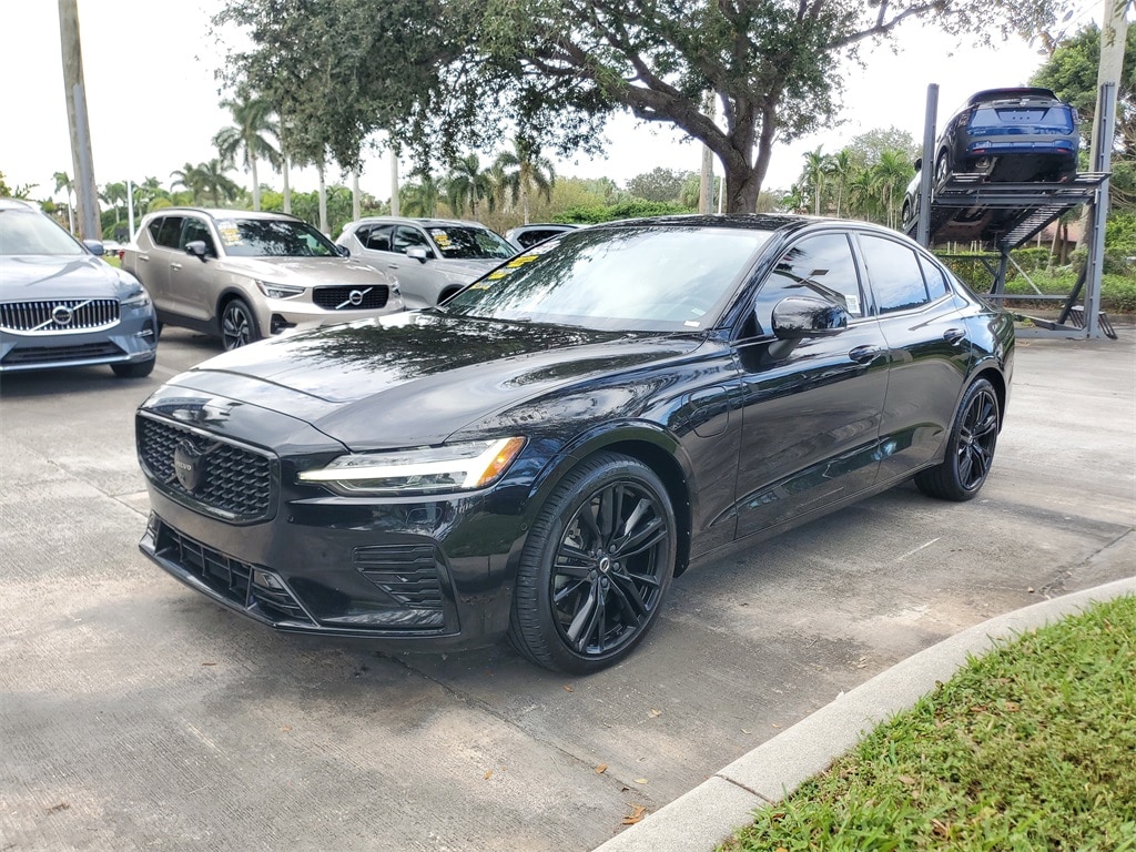 Certified 2024 Volvo S60 Recharge Plug-In Hybrid T8 Plus Black Edition Sedan