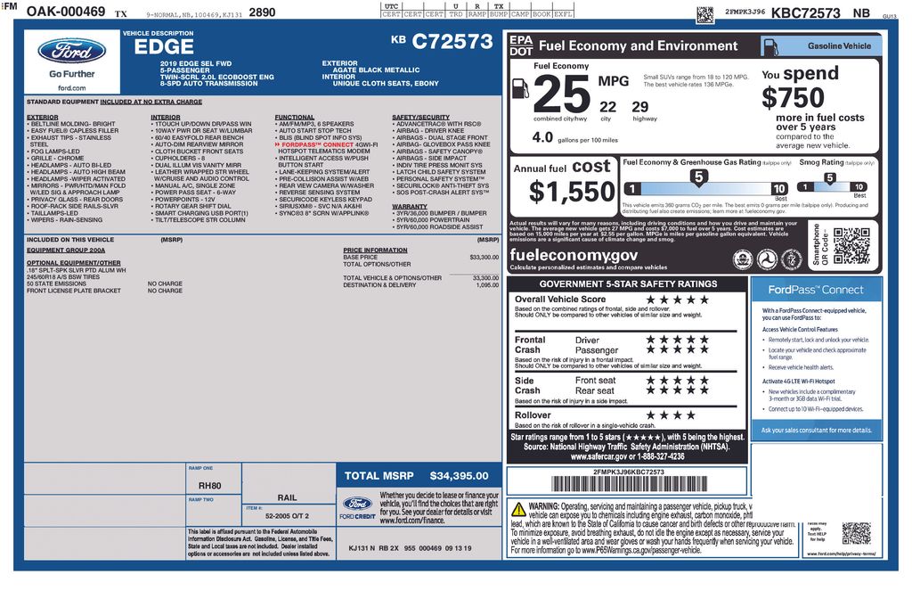 Thumbnail: 2019 Ford Edge - 31