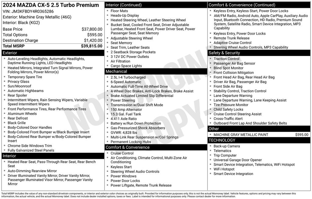 Thumbnail: 2024 Mazda CX-5 - 30