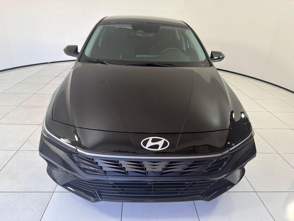 Certified 2025 Hyundai Elantra Hybrid Blue Sedan