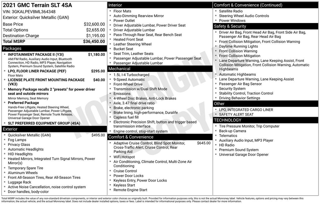 Thumbnail: 2021 GMC Terrain - 30