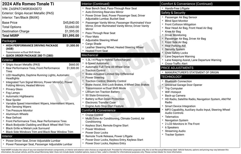 Thumbnail: 2024 Alfa Romeo Tonale - 41