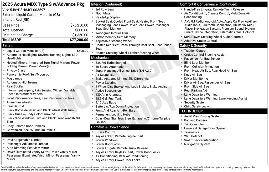 Thumbnail: 2025 Acura MDX - 34