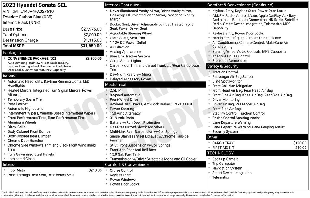 Thumbnail: 2023 Hyundai Sonata - 28