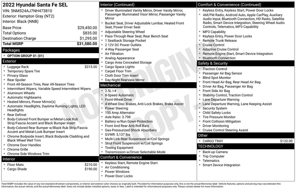 Thumbnail: 2022 Hyundai Santa Fe - 26