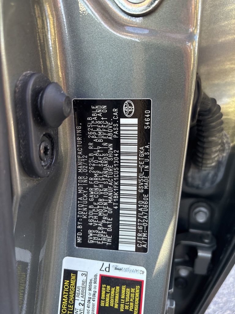 Thumbnail: 2012 Toyota Camry - 10