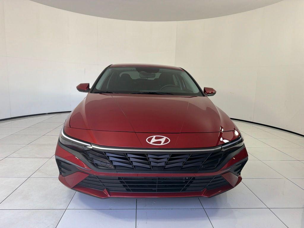Certified 2025 Hyundai Elantra Hybrid Blue Sedan