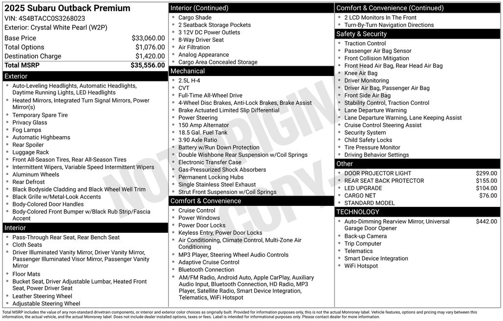 Thumbnail: 2025 Subaru Outback - 30