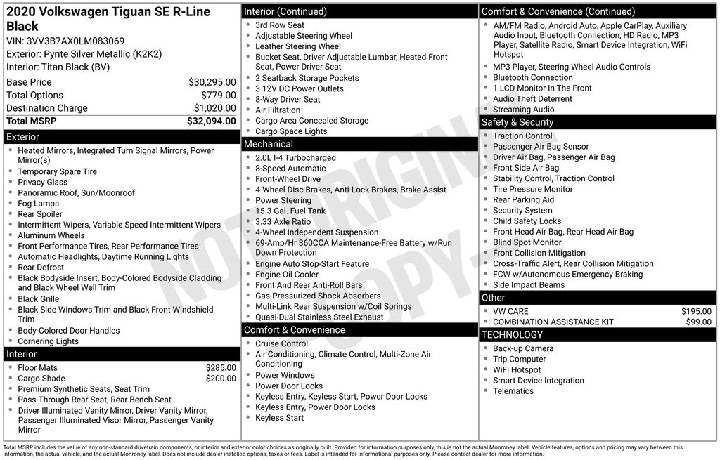 Thumbnail: 2020 Volkswagen Tiguan - 35