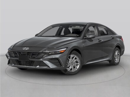 2025 Hyundai Elantra Hybrid Blue Sedan