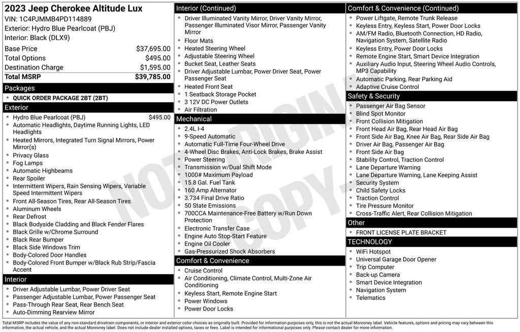 Thumbnail: 2023 Jeep Cherokee - 26