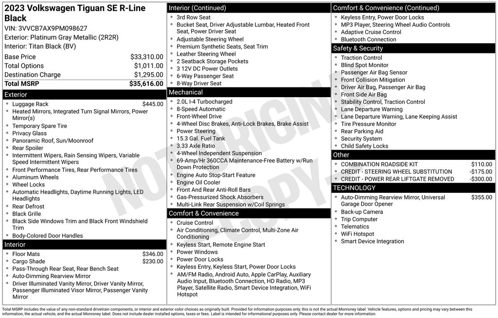 Thumbnail: 2023 Volkswagen Tiguan - 33