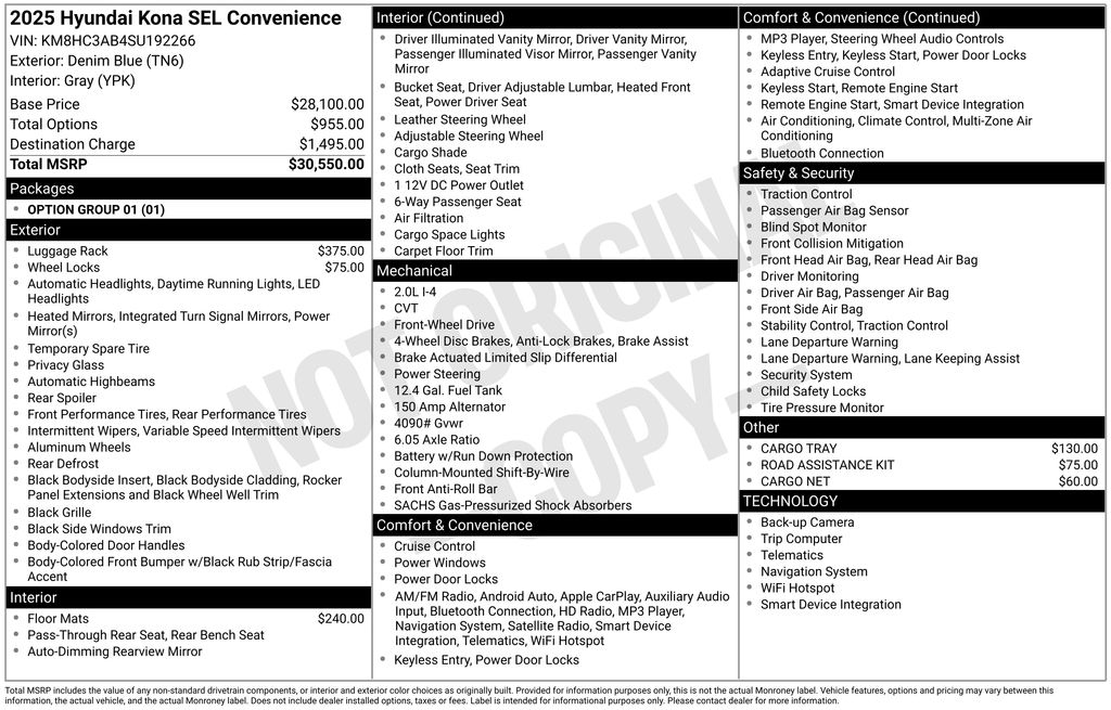 2025 Hyundai Kona SEL Convenience - Photo 36