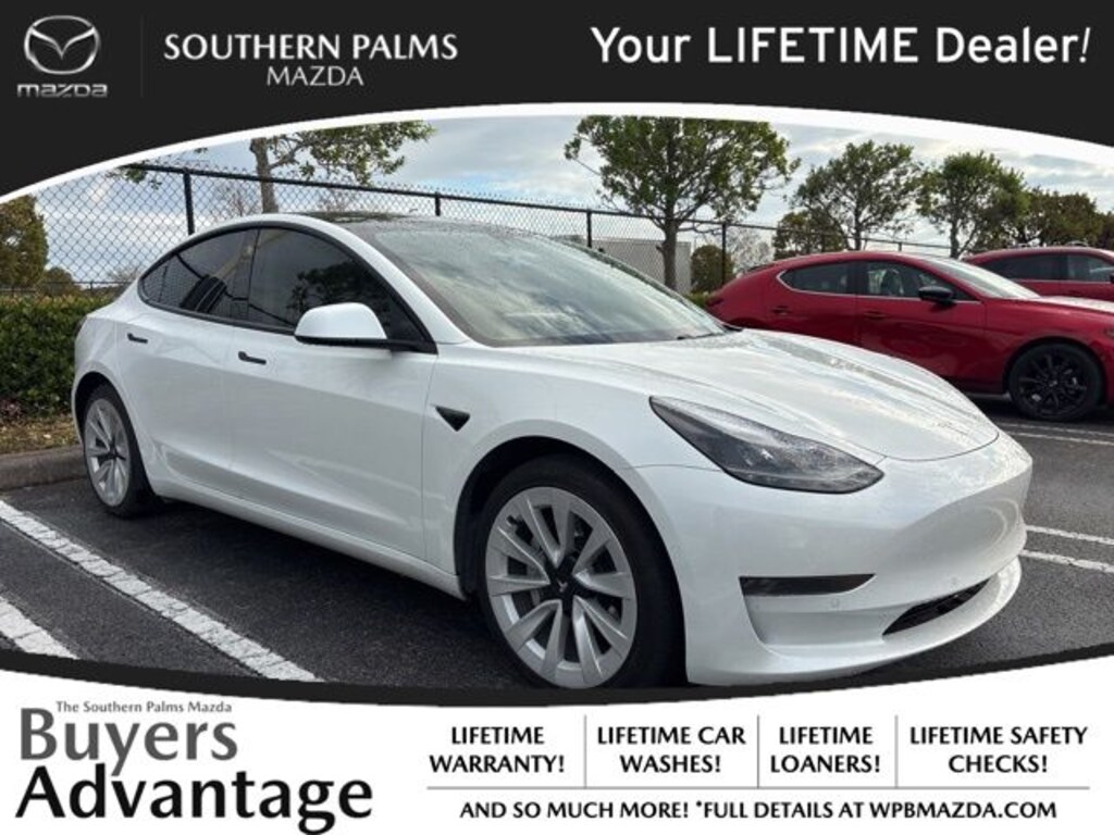 Used 2021 Tesla Model 3 Standard Range Plus Sedan