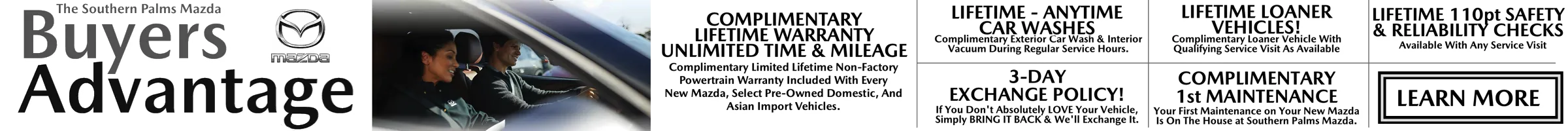 Discover Southern Palms Mazda Buyer’s Benefits