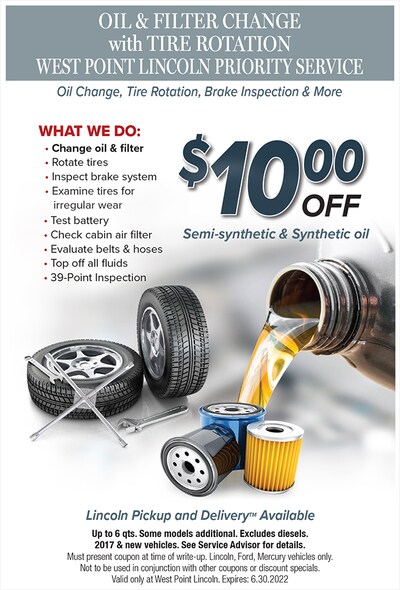 Oil & Filter Change with Tire Rotation Oil & Filter Change with Tire Rotation