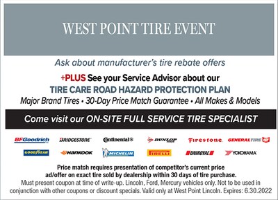 West Point Tire Event West Point Tire Event