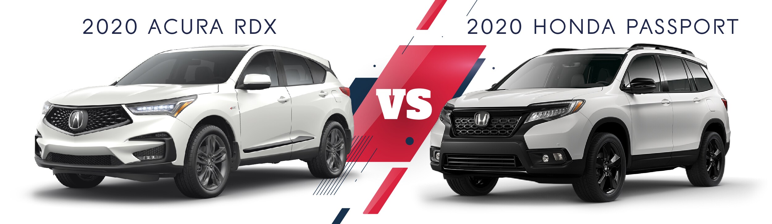 2020 Acura RDX vs 2020 Honda Passport West Side Acura