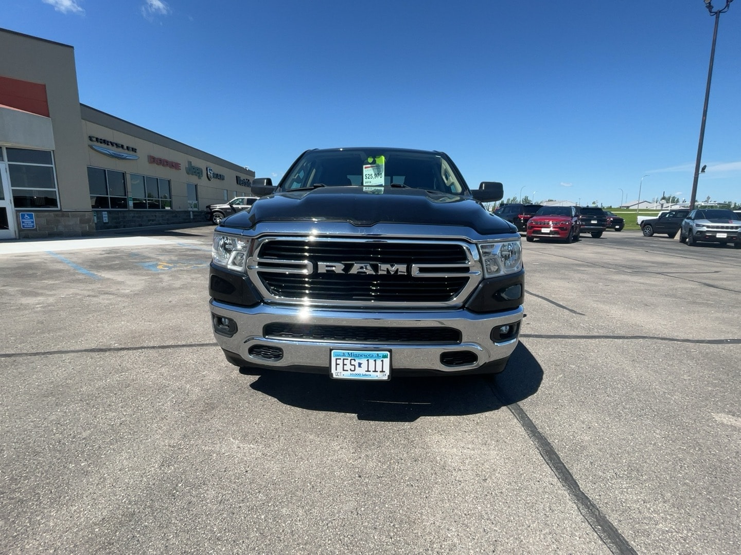 Used 2019 RAM Ram 1500 Pickup Big Horn/Lone Star with VIN 1C6RRFFG2KN646433 for sale in Thief River Falls, Minnesota