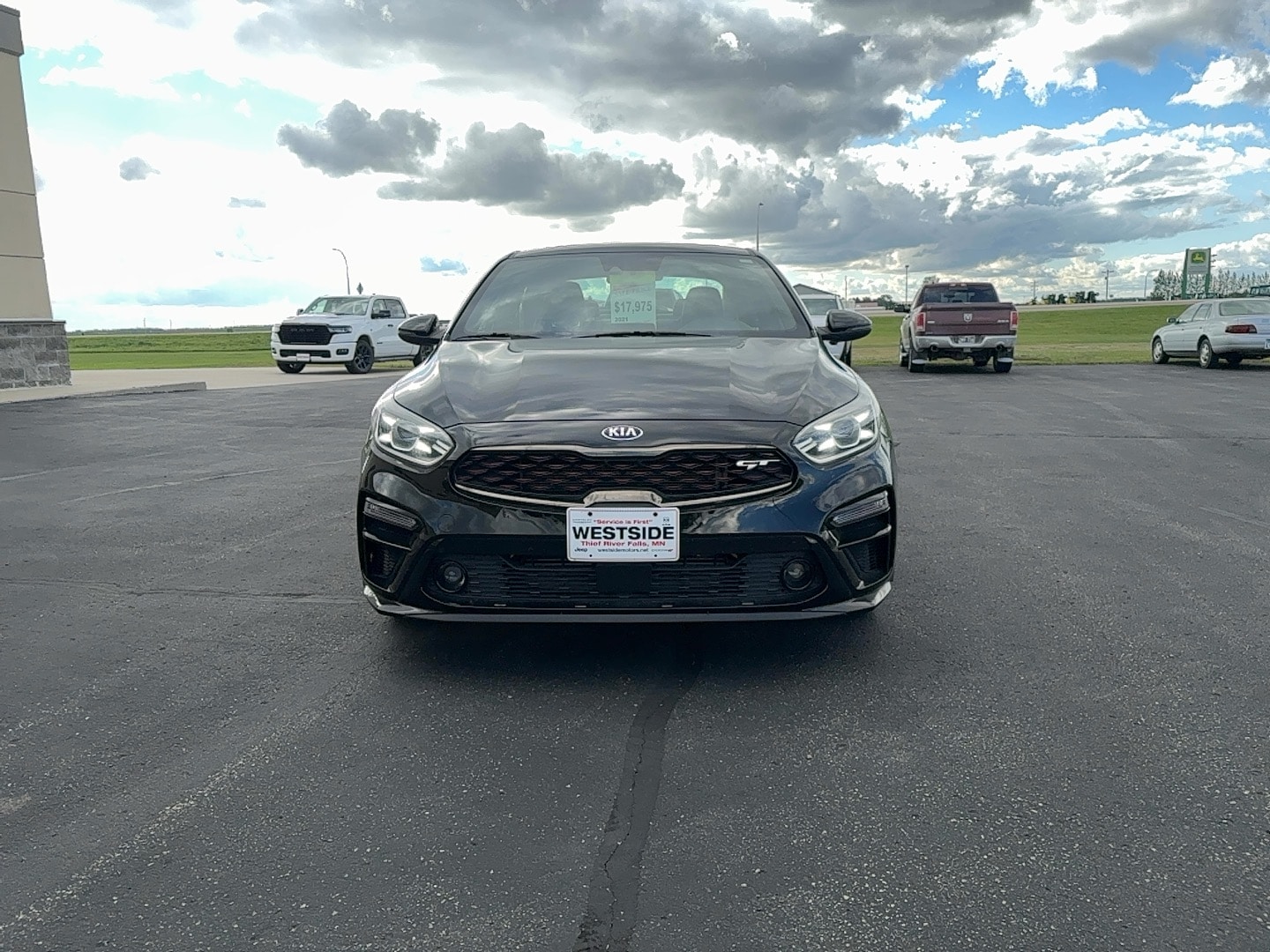 Used 2021 Kia Forte GT with VIN 3KPF44AC5ME370128 for sale in Thief River Falls, Minnesota