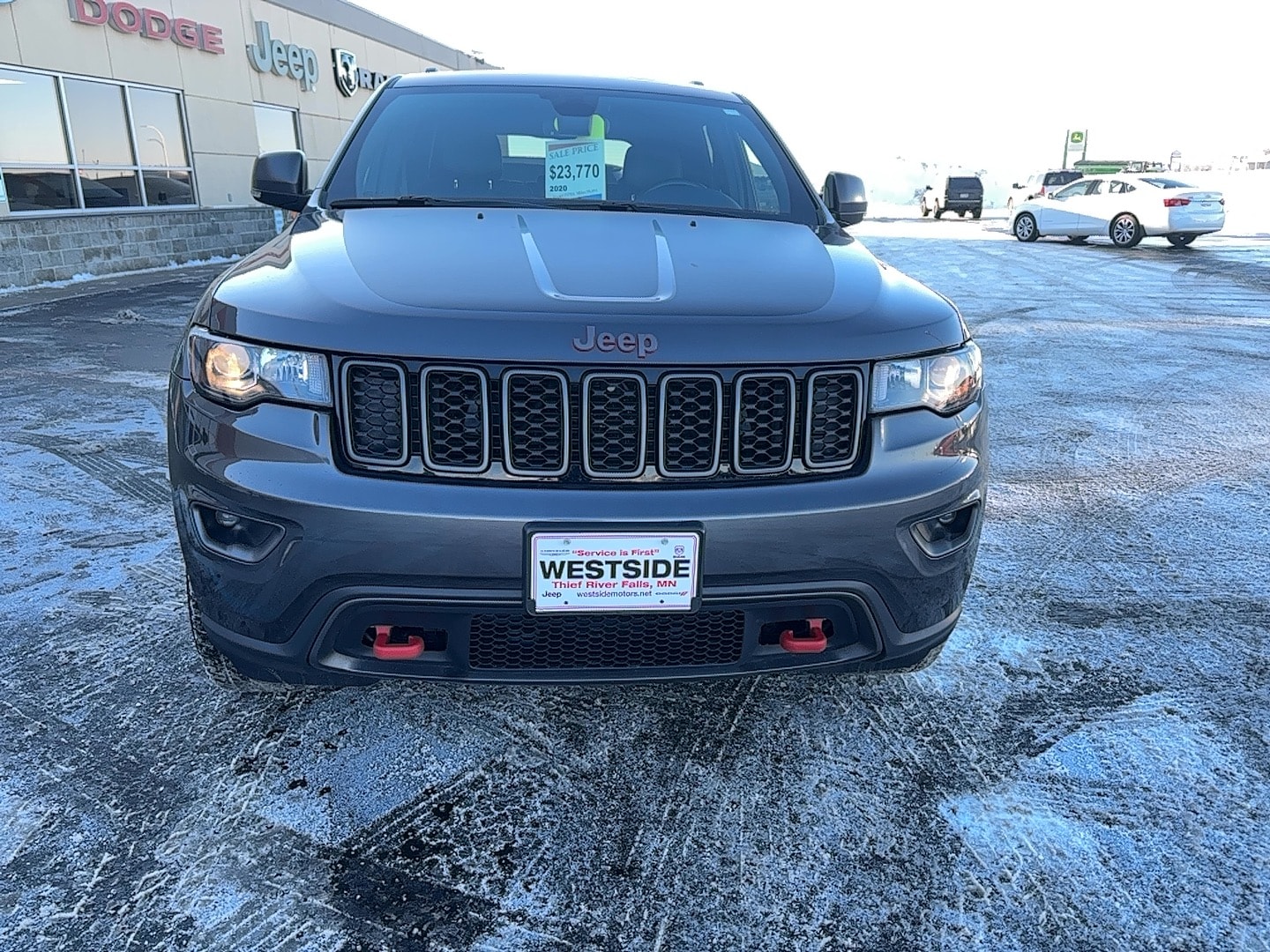 Used 2020 Jeep Grand Cherokee Trailhawk with VIN 1C4RJFLG4LC340285 for sale in Thief River Falls, Minnesota