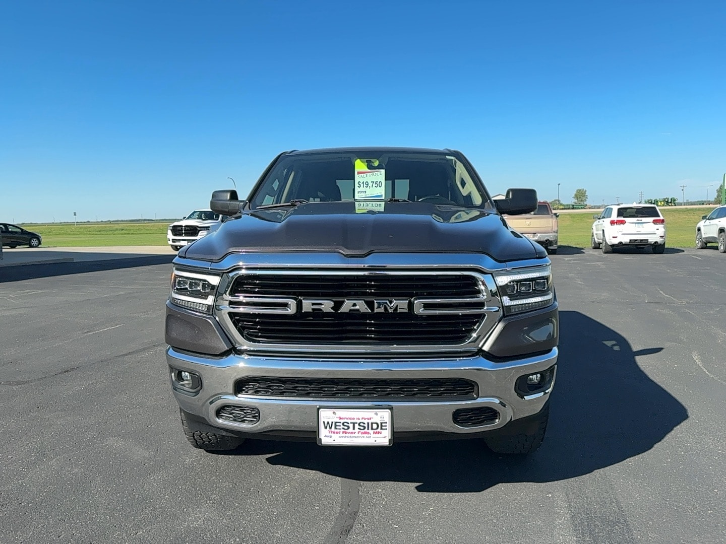 Used 2019 RAM Ram 1500 Pickup Big Horn/Lone Star with VIN 1C6SRFFT1KN649581 for sale in Thief River Falls, Minnesota