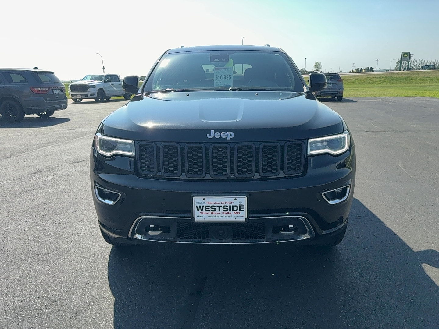 Used 2017 Jeep Grand Cherokee Overland with VIN 1C4RJFCG3HC761728 for sale in Thief River Falls, Minnesota
