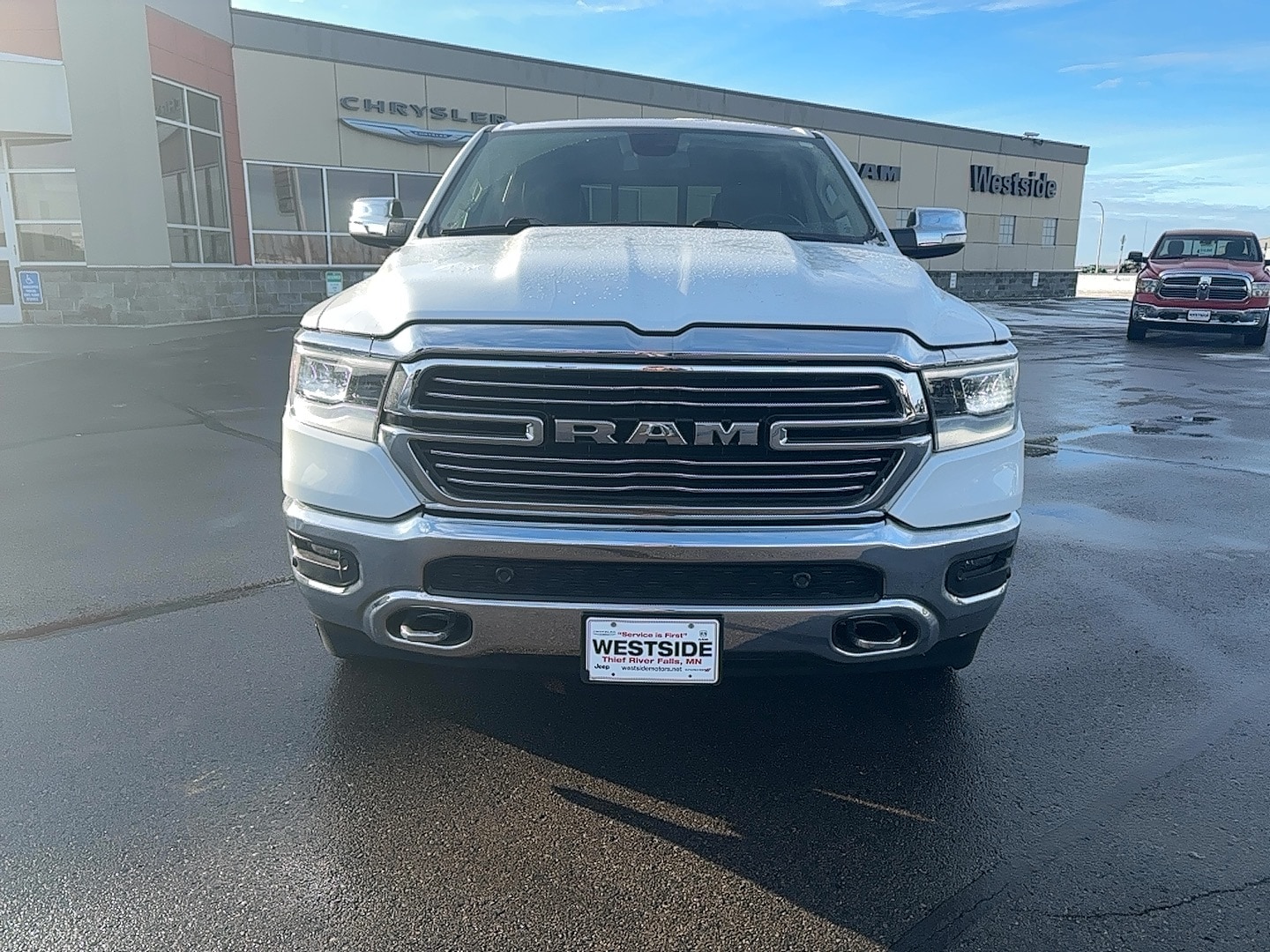 Used 2020 RAM Ram 1500 Pickup Laramie with VIN 1C6SRFJT6LN107661 for sale in Thief River Falls, Minnesota