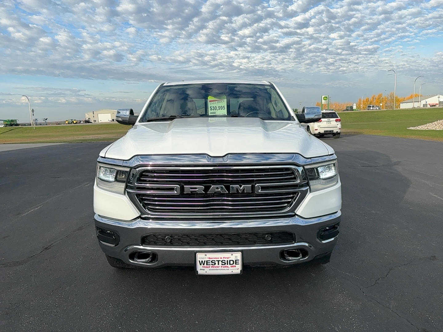 Used 2022 RAM Ram 1500 Pickup Laramie with VIN 1C6SRFJT6NN150495 for sale in Thief River Falls, Minnesota