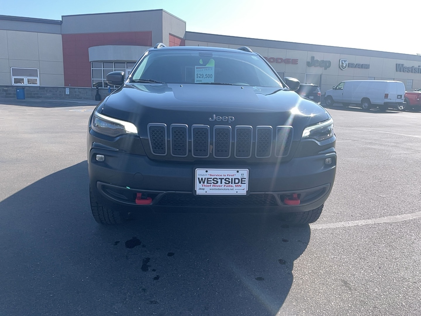 Used 2020 Jeep Cherokee Trailhawk with VIN 1C4PJMBN6LD539456 for sale in Thief River Falls, Minnesota