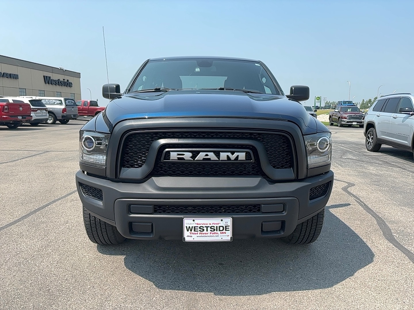 Used 2023 RAM Ram 1500 Classic Warlock with VIN 1C6RR7GG7PS517939 for sale in Thief River Falls, Minnesota